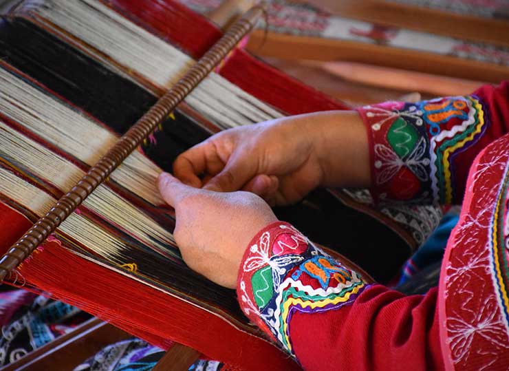 Traditional woven textiles