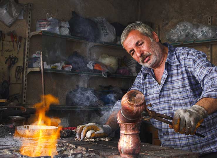 Artisan metalwork