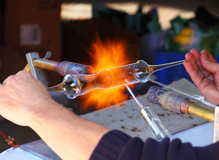 Handblown glass art